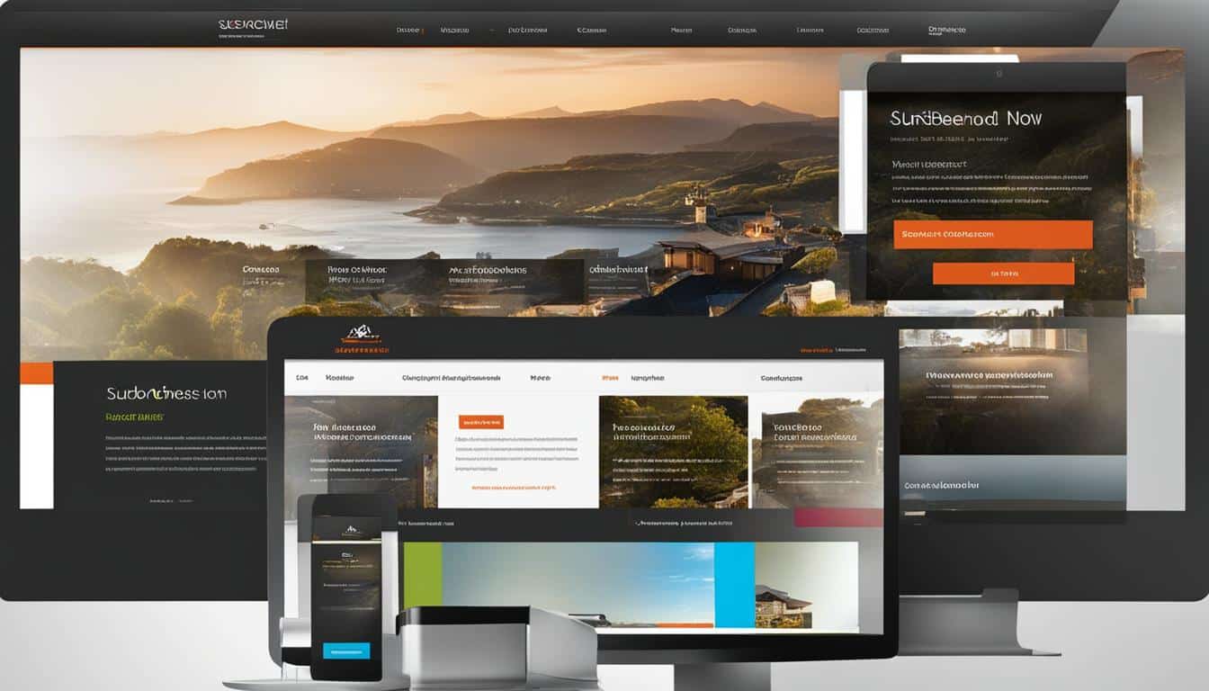 Subscription website design